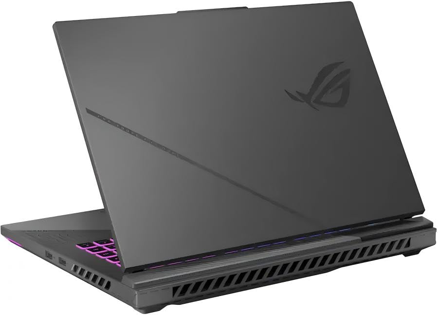 Image of ASUS ROG Strix G16 Gaming Laptop, NVIDIA RTX 5070 Ti 12 GB, 16 inch WUXGA 165Hz G-SYNC Display, AMD Ryzen 9 8940HX (16-Core, up to 5.3 GHz), 64 GB DDR5 5600 MHz, 4 TB SSD, 4-Zone RGB, Windows 11 Pro