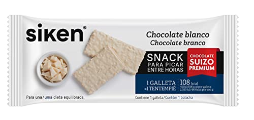 Siken Form Snack - Galleta Chocolate Blanco De 25 Mg. 120 Kcal/Galleta