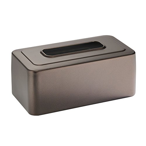 Idesign Olivia Tissue Box Cover Rectangle Boutique Box For Bathroom, Bedroom, Living Room, Bronze #TOP3