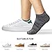 COZYOFFI Ankle Socks Low Cut: 6 Pairs Summer Rayon from 90% Bamboo - Adult Men Size 6-15 for Athletic Running