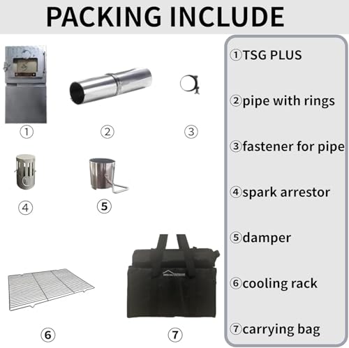 DANCHEL TSG PLUS Titanium Tent Stove