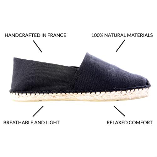 Espadrilles for Women - Canvas Slip on Shoes for Women, Chic Flats Handmade in France3
