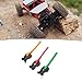 Drfeify 3pcs RC Winch Pull Tag Decoration Rope Strap for Axial 1/10 RC Crawler Car High Strength Nylon Material
