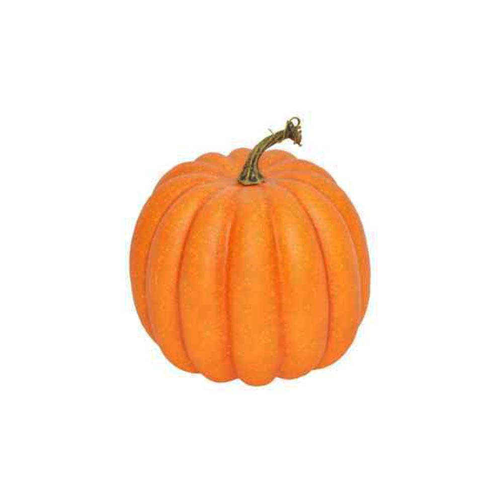 FloristryWarehouse Artificial Orange Pumpkin 19cm in Diameter With Stalk
