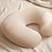 Konssy Muslin Nursing Pillow Covers, 100% Cotton Soft & Adorable Covers for Breastfeeding Pillows, Slipcovers for Newborn Baby Boys & Girls