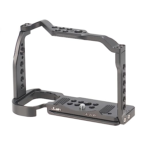 Image of Fotga Camera Cage Stabilizer with Top Handle for Sony ZV-E1 Mirrorless DSLR Camera Video Filmmaking,Compatible Arca Swiss Clamp