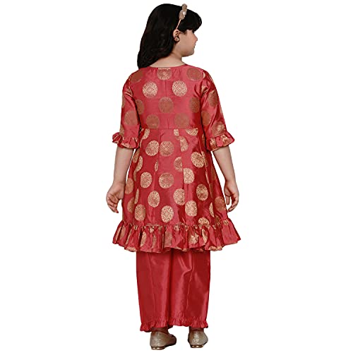 Image of Bitiya By Bhama Girl's Silk Regular Kurta Sets