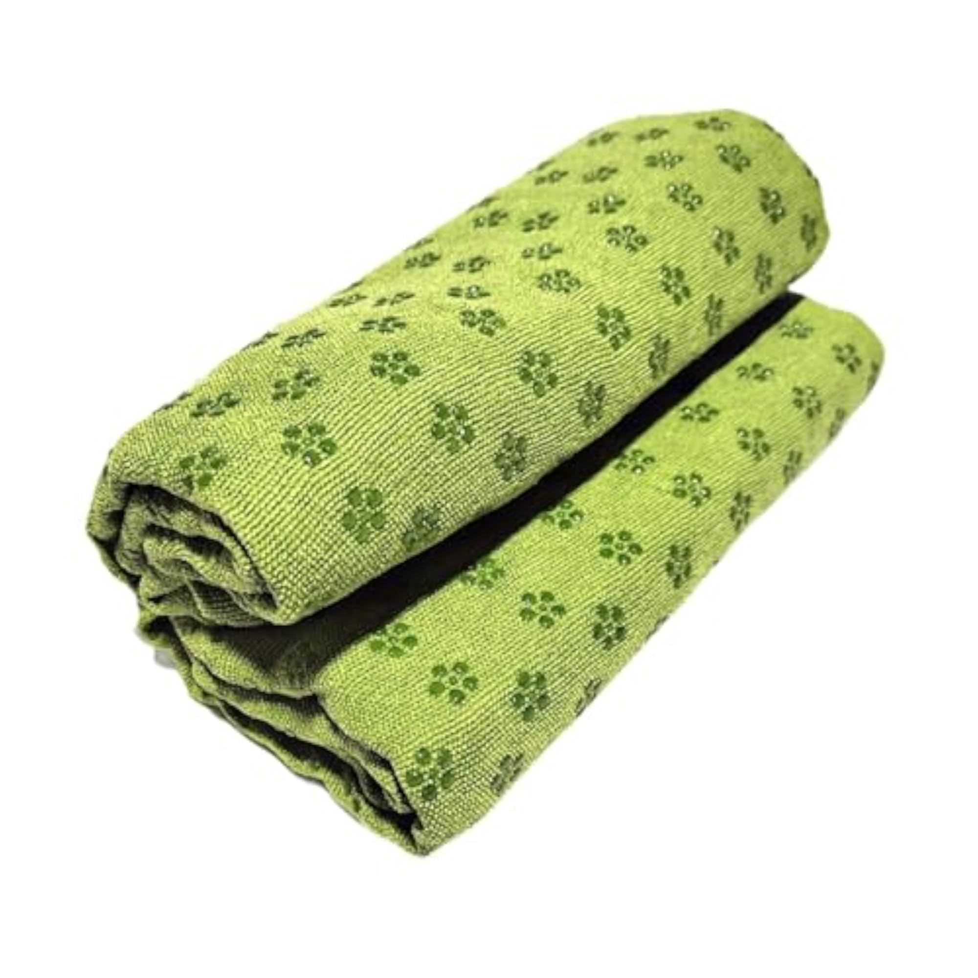 Green Yoga Towel, Hot Yoga Mat Towel