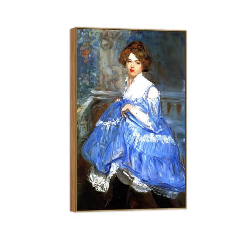 Tableau William Glackens Dancer 65x40cm Cadre en Bois : Fini les Murs Vides