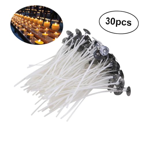 30 pzas Mechas de Algodón Pre-ceradas para Velas DIY miniatura 5