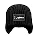 Custom Beanies for Men's Women's - Bulk Personalized Beanies Unisex Aldult Add Your Own Design Here Custom Logo Beanies Winter Hat Fashion Customized Beanie Sleep Hats for Sports