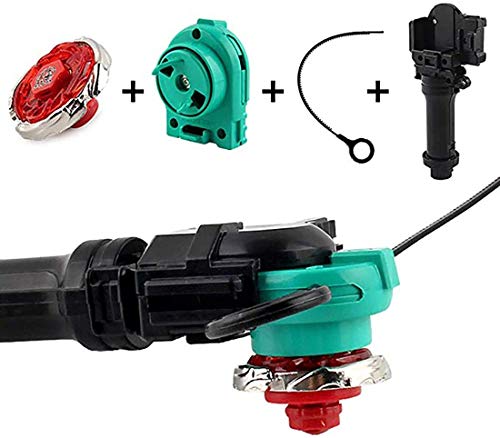 Besmon Battling Tops Pegasus/Flame Libra/Earth Eagle/ Lightning L-Drago Metal Master Fusion Spinning Launcher Tops Toys Gift for Boys - Thumbnail 4