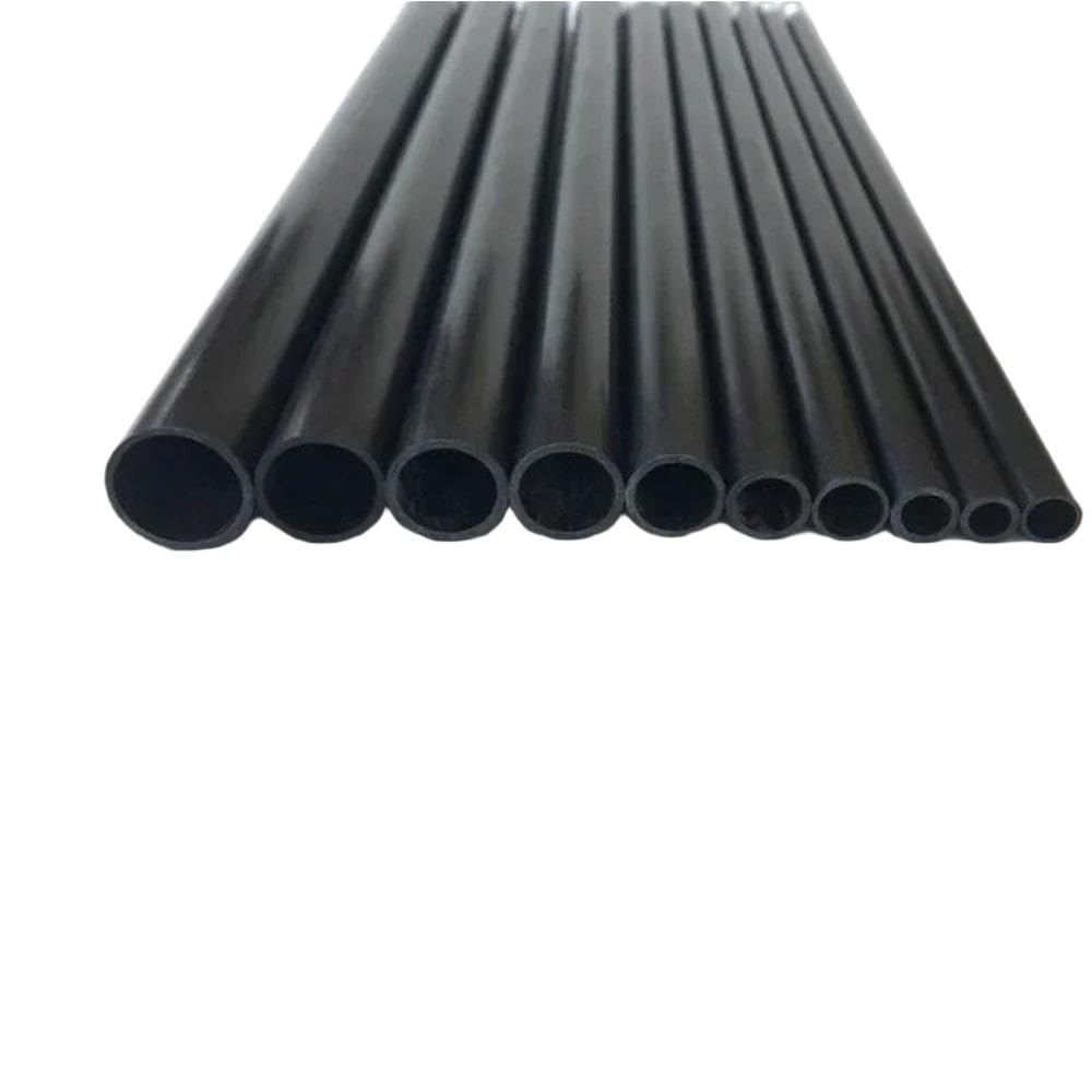 4 sztuki rur z włókna węglowego o długości 500 mm, lekkie, puste rury do samolotów i quadrocopterów(5x2.5mm)