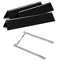 Hongso 18" Burner Tubes 69785 and 15.3" Flavorizer Bars 7635 Grill Replacement Parts for Weber Spirit 200, Spirit II 210 Series (2013 and Newer); E-210, E-220, S-210, S-220 with Up Front Controls