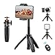 Mini Stativ,K&F Concept MS02 Selfie Stick Tischstativ,Desktop Vloggingstativ mit 360° Kugelkopf,Handystativ mit Handyhalterung, für DLSR Canon Nikon Sony DJI Osmo Pocket 3