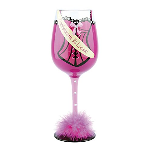 Top Shelf “Bachelorette on The Loose” Party Wine Glass - Gifts for Bride to Be