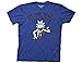 Ripple Junction Rick and Morty It's Time to Get Schwifty Adult T-Shirt Large Royal Blue