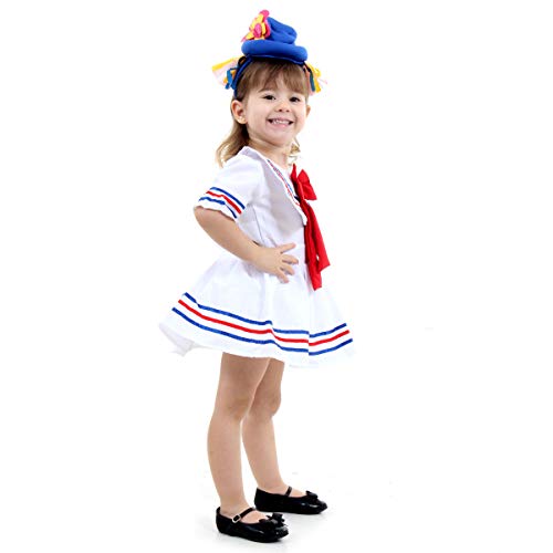 Sulamericana Fantasias Patati Feminino Infantil, M 6 Anos, Multicor