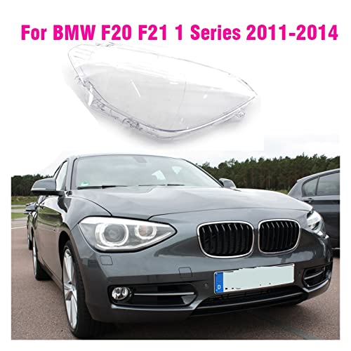 Yomona Front Car Halogen Headlights Lampshade Car Headlight Cover Compatible With Bmw 1 Series F20 F21 2011-2014 (Color : Left) #TOP1