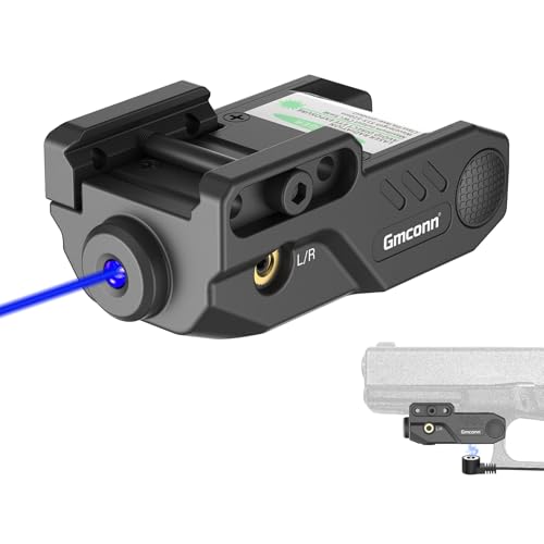 Gmconn Pistol Blue Laser Sight | Low Profile Picatinny Mount Blue Dot Sight