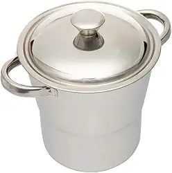 LYOR - Cuscuzeira de Aço Inox 16cm x 16cm x 20cm