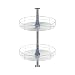 Dowell 4001 360D 30in H Wall Corner Lazy Susan ,Double Rack