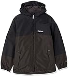 Jack Wolfskin Jungen Iceland 3in1 B Jacket, phantom, 164 EU