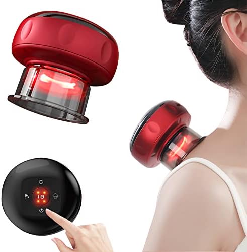 Onisdin Electric Cupping Set, New Cupping Device with 12 Modes, Suitable for Neck, Shoulder and Back Massage, Scraping and Other Purposes