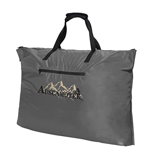 Auscamotek Scent Control Bags for Hunting Clothes and Accessories Water-resistant Grey 33 x24 inches