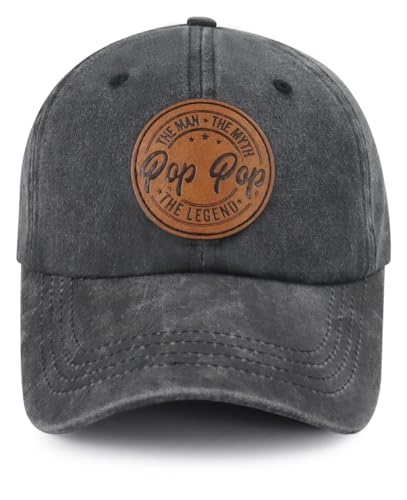 Image of The Man The Myth The Legend Hat for Men, Funny Adjustable Cotton Family Baseball Cap
