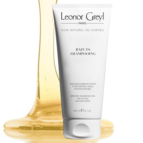 Leonor Greyl Balancing Shampoo for Oily Hair | Bain TS Organic Purifying & Nourishing Shampoo for Oily Scalp Dry Ends | Hair Shampoo for Cleansing Scalp and Moisturizing Dry Ends | 7 fl oz