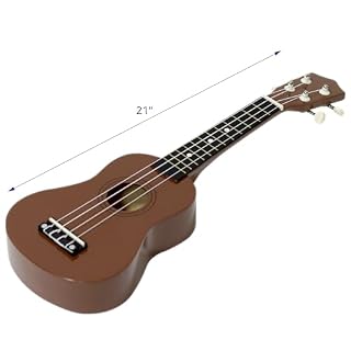 Trademark Innovations Ukulele for Beginners, 21 Inch, Brown - Les Beatles, Paul McCartney, John Lennon, RIngo Starr, George Harrison Trademark Innovations Ukulele for Beginners, 21 Inch, Brown – Image 5