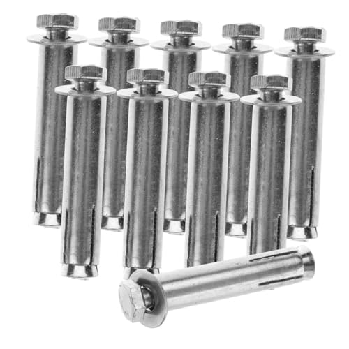 ORFOFE 20pcs Countersunk Expansion Bolts Heavy Duty Fastening Screws for Construction Doors Cabinet Fixings Reliable Expansion Screw Replacement