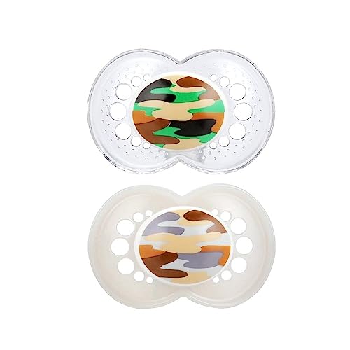 Image of MAM Original Pacifier, 16+ Months, 6 Pieces, Nipple Shape Helps Promote Healthy Oral Development, Unisex Value Pack