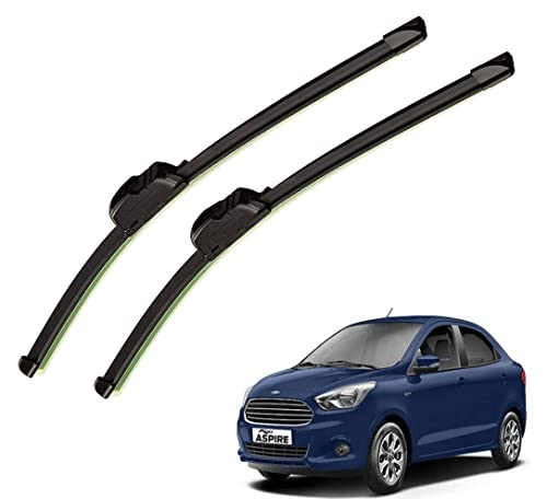 Image of Auto Hub Car Wiper Blades Compatibility With Figo Aspire - Set of 2 Pcs (D-22,P-16)