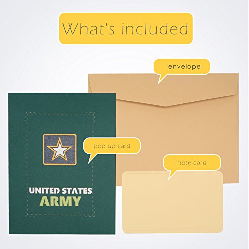 Sweet Land Of Liberty Brave Soldiers Of U.s. Army - 3D Pop Up Greeting Card - Father's Day Gift Birthday Card, Graduation Card Anniversary Card By Aitpop (Army) #TOP6