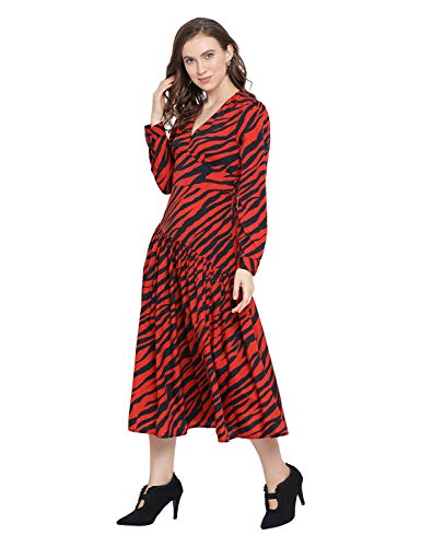 Image of oxolloxo Women Pleated Midi Skirt