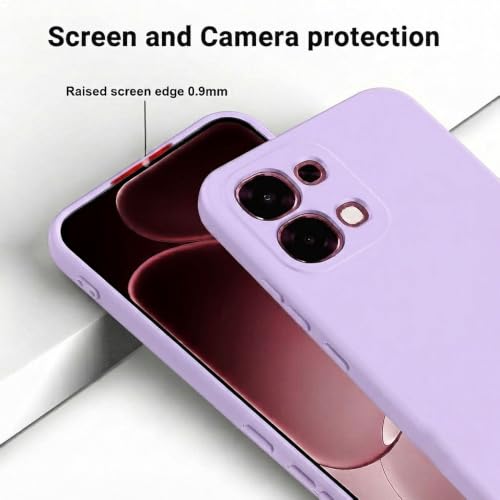 Image of Back Cover Compatible With Vivo T5x 5G /Y51 Pro 5G /iQOO Z11x 5G | Full Camera Protection | Premium Liquid Silicon Case | Flexible Bumper Case for Vivo T5x 5G / Y51 Pro 5G / iQOO Z11x 5G(Purple)