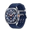 Samsung Galaxy Watch Ultra 2025 (Titanium Blue, LTE, 47mm) Smartwatch Galaxy AI, Design Resistente agli Urti, Batteria a Lunga Durata, Cassa in Titanio di Grado Aerospaziale [Versione Italiana]