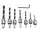 Countersink Drill bit Set,7PCS Wood Drill bits Hole Reamer bit Counter