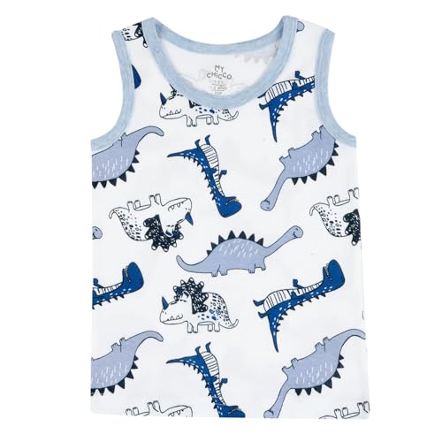 Chicco, Kinder Unterhemden, Set Aus 4 Unterhemden 100% Baumwolle, Kinderkleidung, Designed in Italy