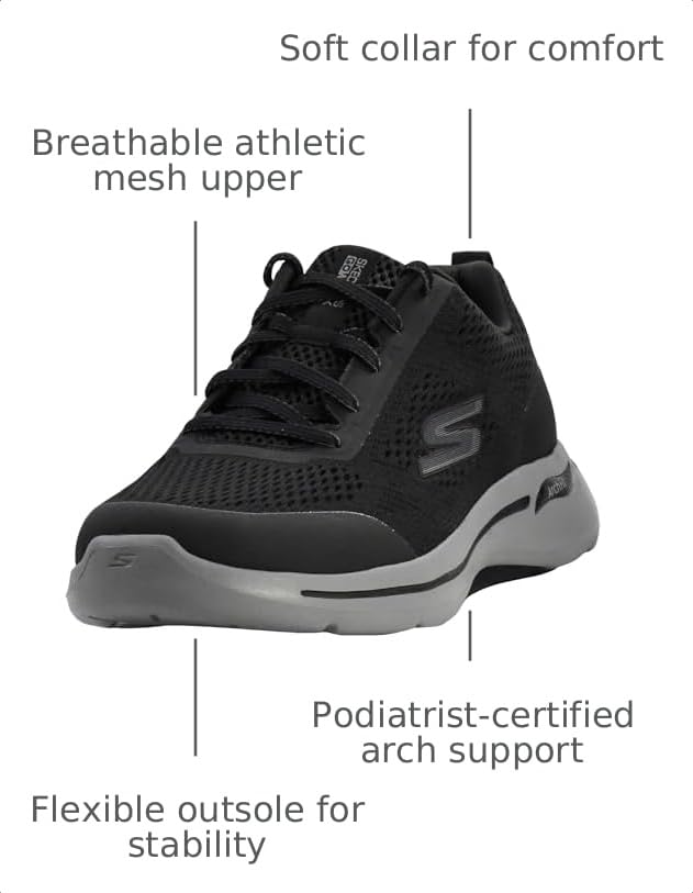 Image of Skechers Men's Gowalk Arch Fit-Athletic Workout Walking Shoe with Air Cooled Foam
