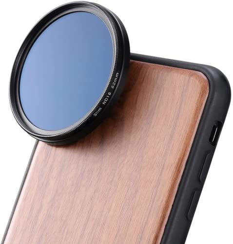Universal 17mm to 52MM Phone Camera Lens Filter Adapter Smartphone Ring Video Rig Lens Adapter for 52mm Cpl Variable ND filters set step up Rings for Iphone Android Phones (17mm to 52mm)