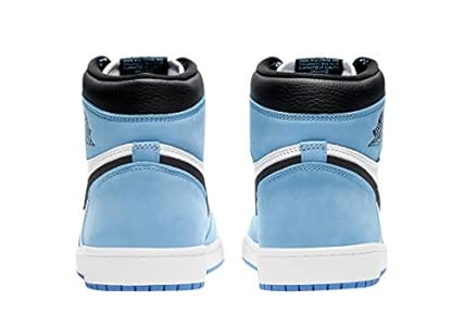 HIGH SNEAKERS NIKE HIGH AIR JORDAN 1 555088 134. VOOR MANNEN, WITTE BLAUWE  KLEUR, Wit Universiteit Blauw Zwart, 40 EU : Amazon.nl: Kleding, schoenen \u0026  sieraden