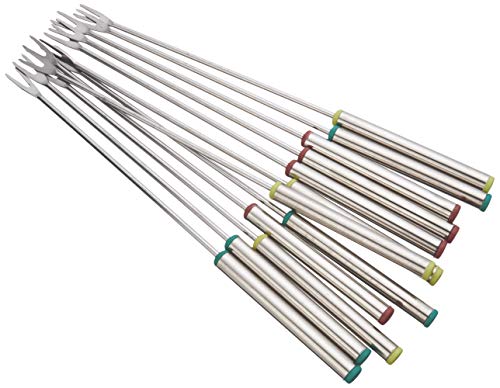 Fox Run Stainless Steel 9.5" Fondue Forks, 9.25 X 0.5 X 0.5, Metallic #TOP1