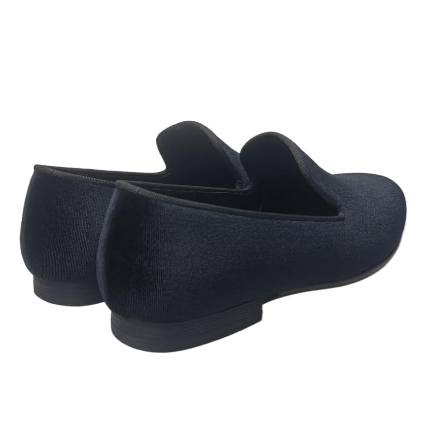 Mens Dress Shoes for Wedding Slip On Formal Velvet Loafers4