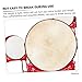 Hemoton 2pcs Djembe Drum Drum Skin Replacement Accessories Musical Instrument Parts