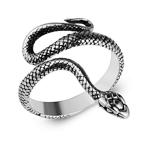 Bague serpent gothique idéale pour affirmer votre look en soirée rock