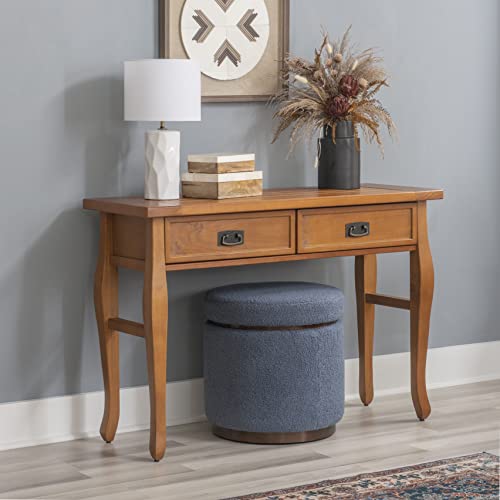 Linon Santa Fe Console Table Antique Finish, Brown 15.98"D X 44.02"W X 30"H #TOP1