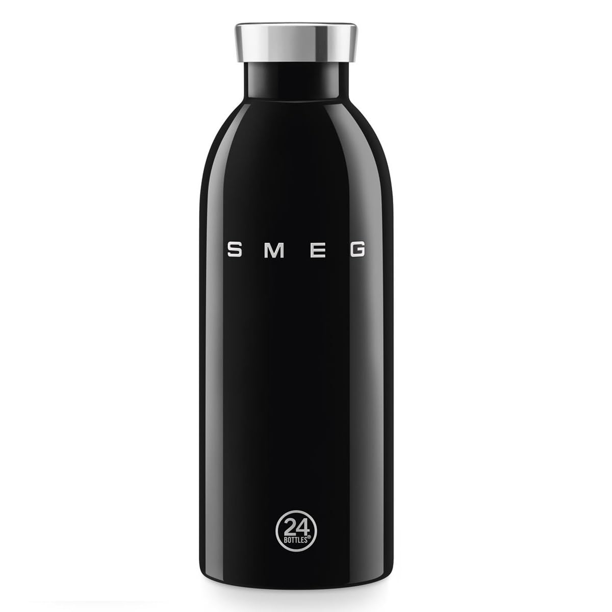 Smeg Unisex Black 24Bottles Stainless Steel Bottle In 500Ml